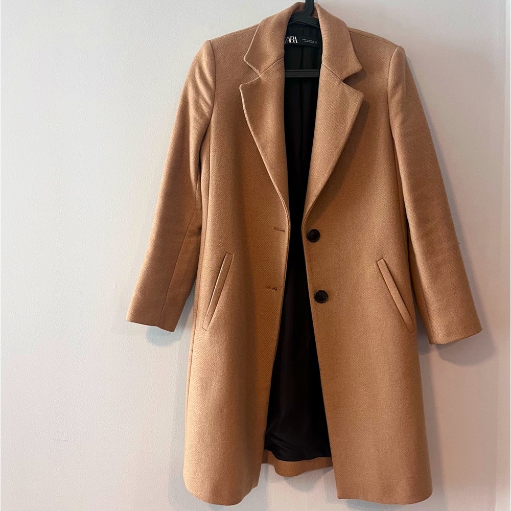 Zara Women's Tan Coat